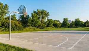 pemborong lapangan basket outdoor
