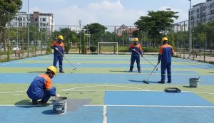 biaya renovasi lapangan olahraga