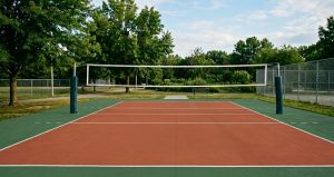 ukuran standar lapangan voli outdoor