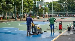 Cara Membersihkan Lapangan Basket: Solusi Cegah Kerusakan