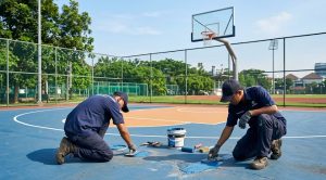 Perbaikan Retakan Lapangan Basket: Cegah Kerusakan Parah